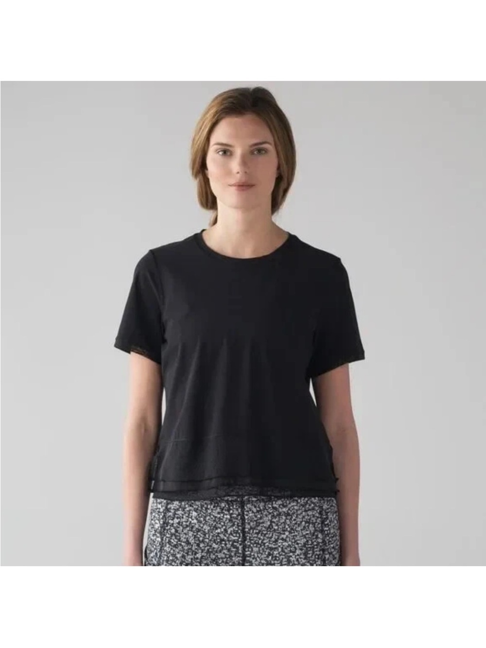 Lululemon Sole Training T-shirt In Black Size 10 NWT